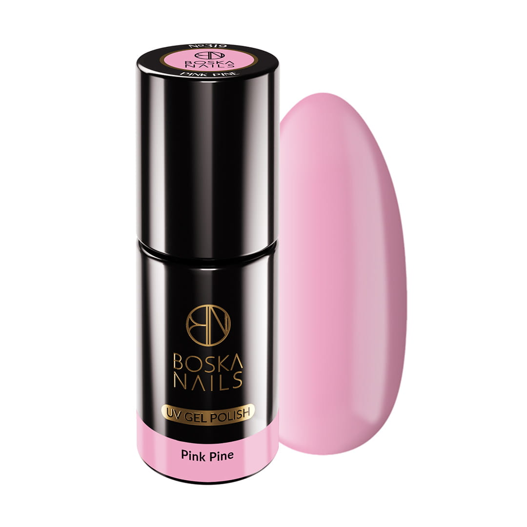 Lakier Hybrydowy Divine Pink Pine no 319 Boska Nails 6 ml